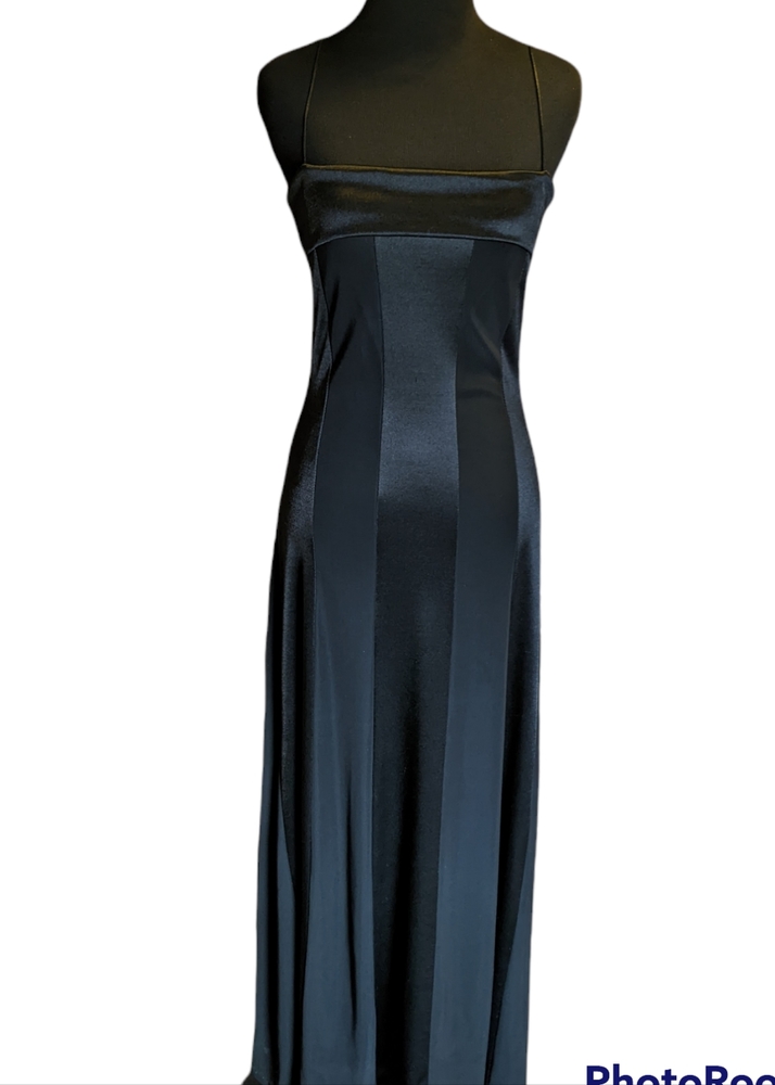 NWT! Black Column Evening Dress